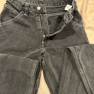 BRANDY MELVILLE / Women’s wide legged naturally faded Black 🖤 jeans !